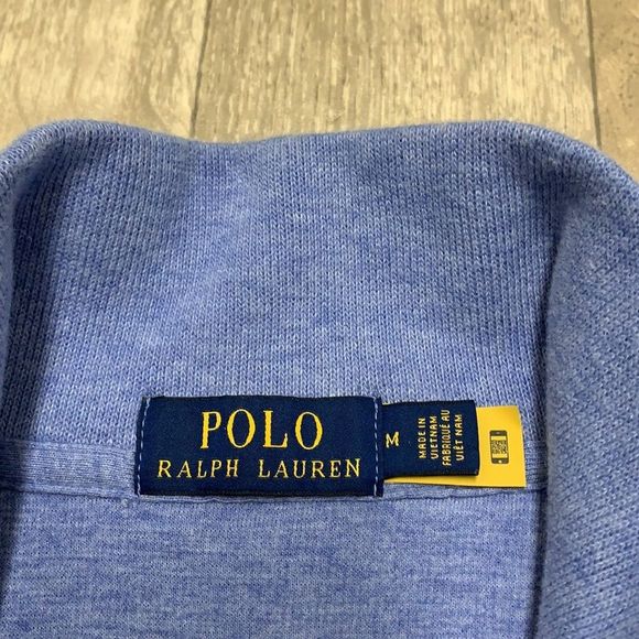 Mens Polo Ralph Lauren Quarter Zip Pullover Sweater Medium - Picture 5 of 7